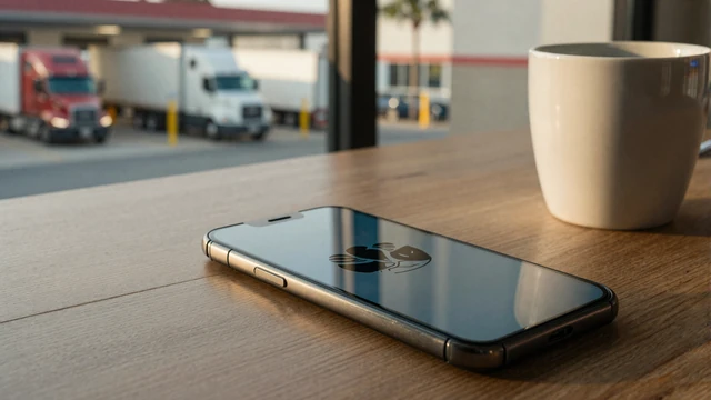 Comparing dating apps at a truck stop diner - best dating apps for CDL drivers