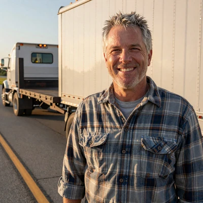 Brian S., long-haul flatbed on I-80 Ohio Turnpike - trucker dating testimonial