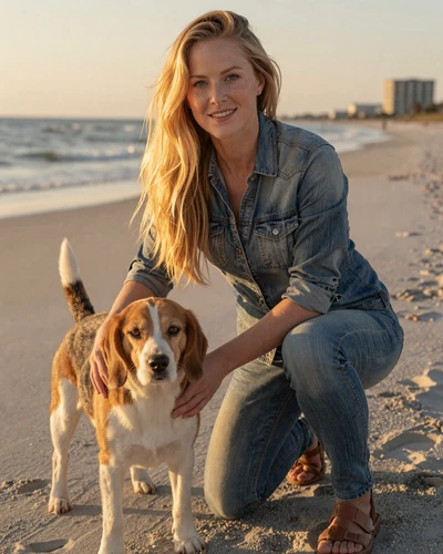 Megan, 29, Jacksonville Florida - trucker dating profile with rescue dog