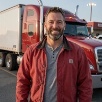 Mike R., 44, OTR dry van driver from Chicago - Highway Social testimonial