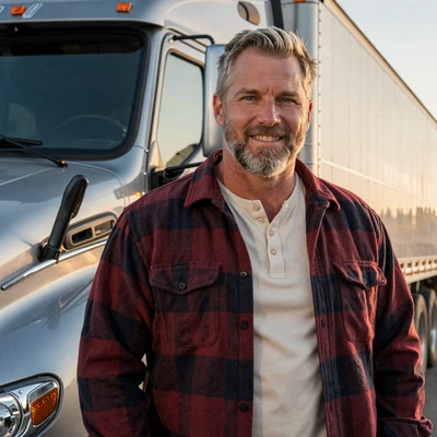 Ron K., reefer driver from I-80 Walcott - Iowa trucker dating success story