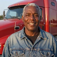 Marcus T., 20-year OTR driver who met his wife through a trucker dating app