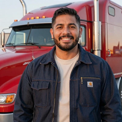 Hector R., owner-operator on I-29 Sioux City - Iowa trucker dating success story